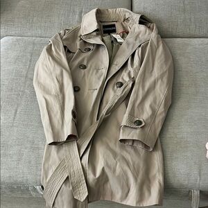 Express Classic Tan Trench Coat